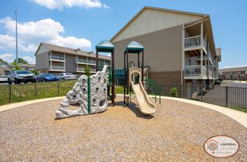 Playground with soft surface